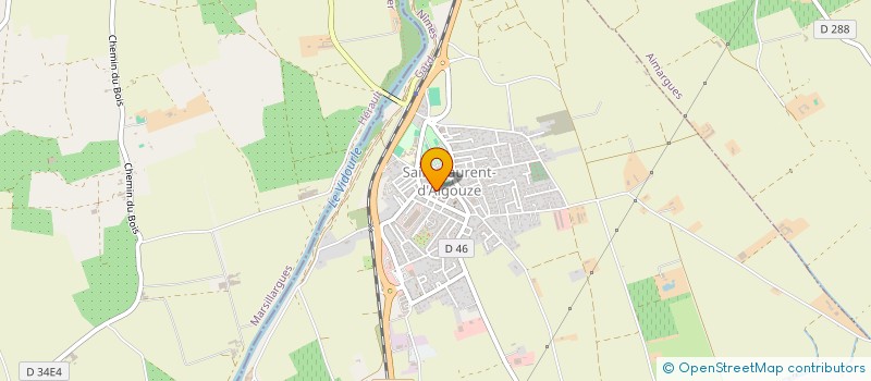 localisation de l'entreprise SCI SACHA  SAINT-LAURENT-D'AIGOUZE