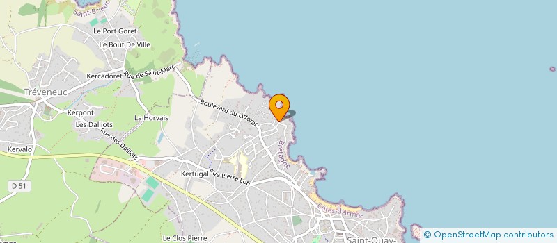 localisation de l'entreprise SCI SACHA  SAINT-QUAY-PORTRIEUX