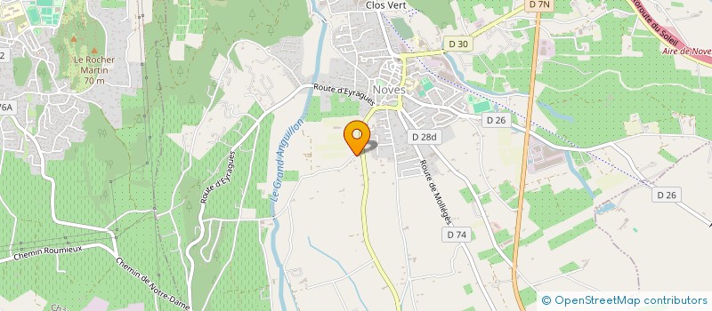 localisation de l'entreprise SCI SACHA  NOVES