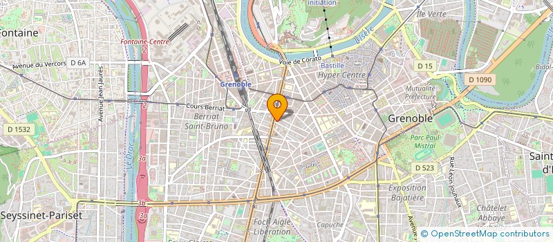 localisation de l'entreprise SCI SACHA  GRENOBLE