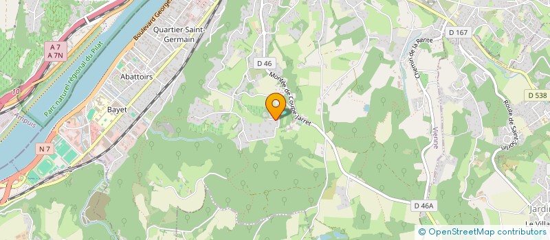 localisation de l'entreprise SCI SACHA  VIENNE