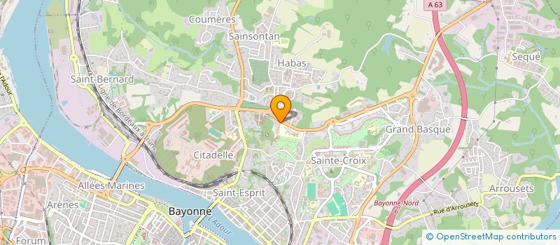 localisation de l'entreprise SCI SACHA II à BAYONNE