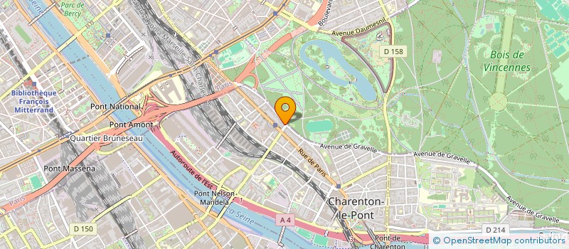 localisation de l'entreprise SCI SACHA IMMOBILIER  CHARENTON-LE-PONT