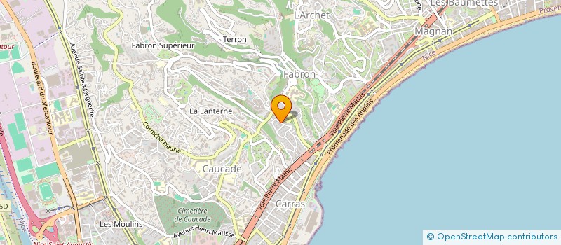 localisation de l'entreprise SCI SACHALEA à NICE