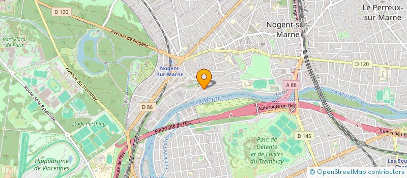 localisation de l'entreprise SCI SACHAM  NOGENT-SUR-MARNE
