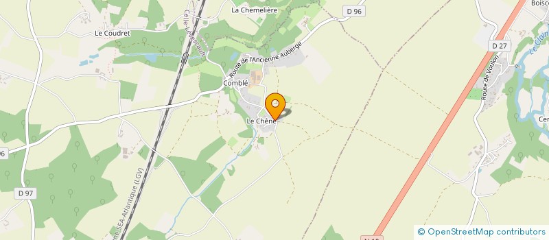 localisation de l'entreprise SCI SACHAMARTI  CELLE-LEVESCAULT