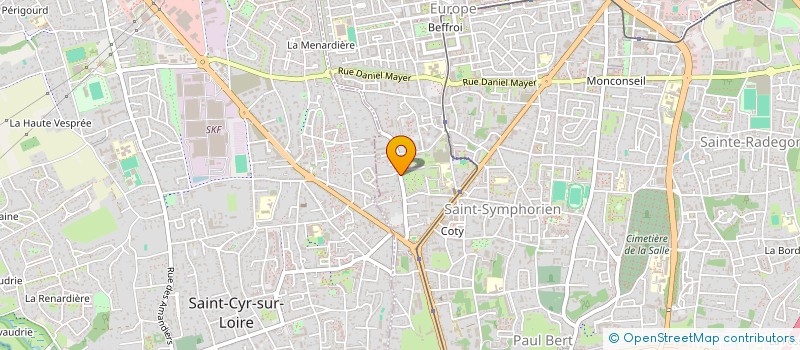localisation de l'entreprise SCI SACHE  TOURS