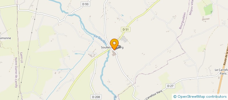 localisation de l'entreprise SCI SACHELLE  BOURGVALLEES