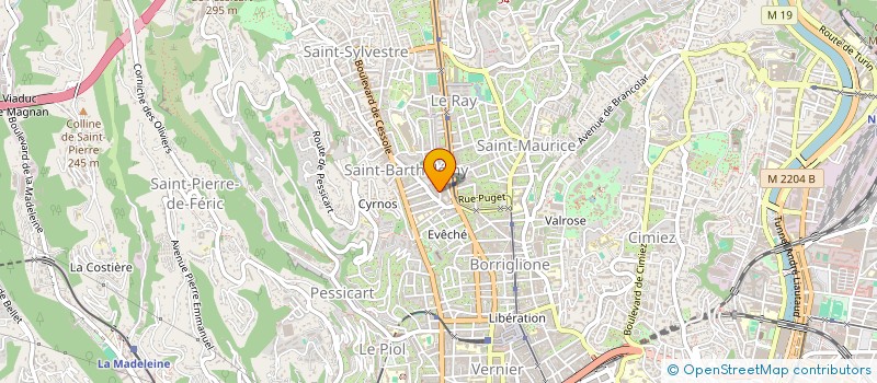 localisation de l'entreprise SCI SACHRIS à NICE