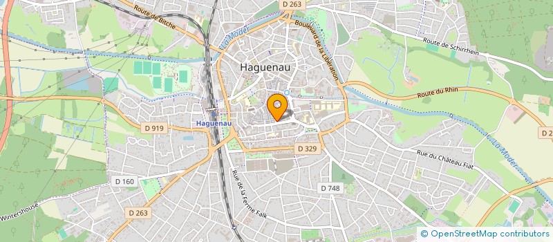 localisation de l'entreprise SCI SACHS  HAGUENAU