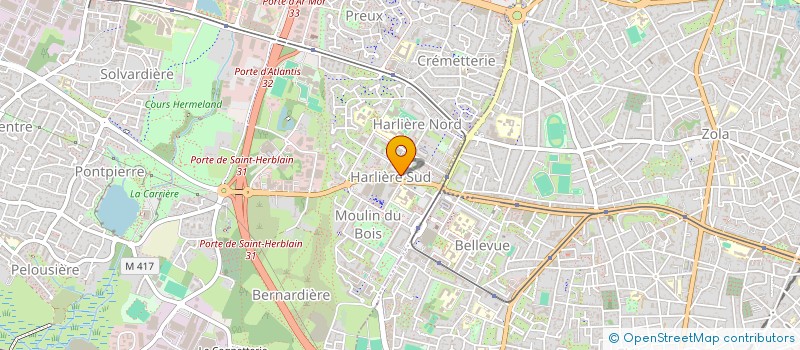 localisation de l'entreprise SCI SACI  SAINT-HERBLAIN