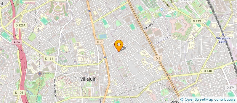 localisation de l'entreprise SCI SACK  VITRY-SUR-SEINE