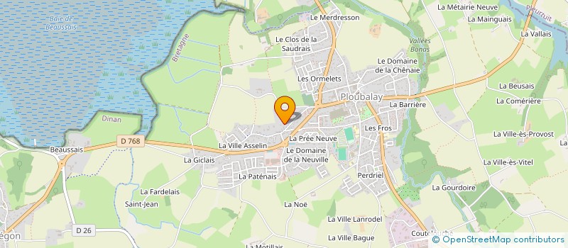 localisation de l'entreprise SCI SACK BARAULT  BEAUSSAIS-SUR-MER