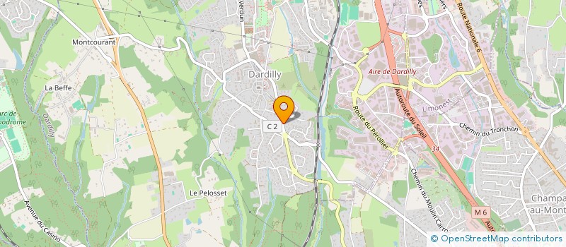 localisation de l'entreprise SCI SACLAM  DARDILLY