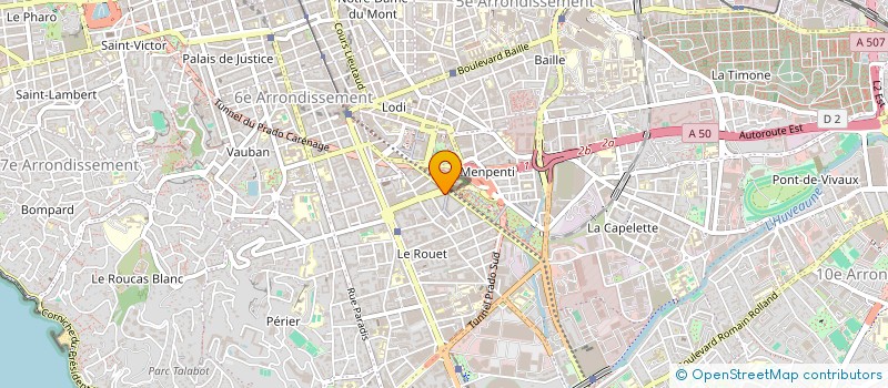 localisation de l'entreprise SCI SACO à MARSEILLE