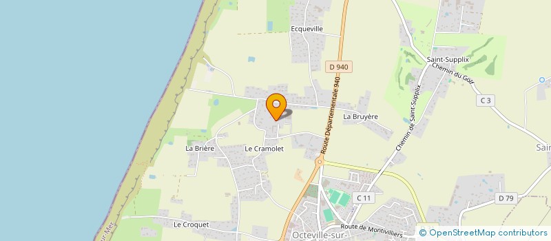 localisation de l'entreprise SCI SACP  OCTEVILLE-SUR-MER