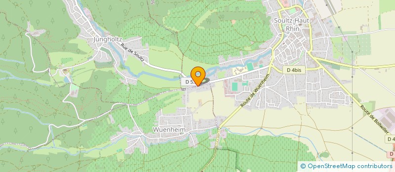 localisation de l'entreprise SCI SACRE COEUR  WUENHEIM