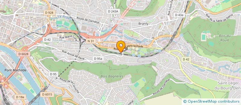 localisation de l'entreprise SCI SACRE-COEUR à ROUEN