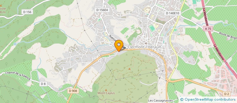 localisation de l'entreprise SCI SACRE COEUR  CLERMONT-L'HERAULT