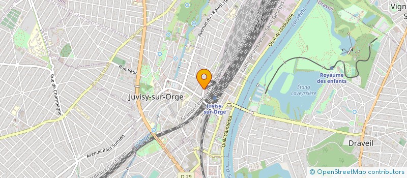 localisation de l'entreprise SCI SACREHANJI à JUVISY-SUR-ORGE
