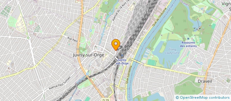 localisation de l'entreprise SCI SACREPIERLENE à JUVISY-SUR-ORGE