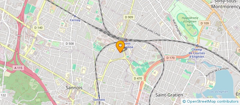 localisation de l'entreprise SCI SACRI  ERMONT