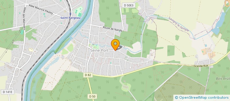 localisation de l'entreprise SCI SACRO PORTU  SEINE-PORT