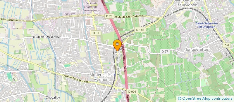 localisation de l'entreprise SCI SACTIS  MORIERES-LES-AVIGNON