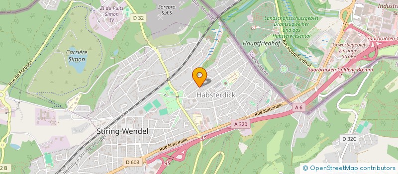 localisation de l'entreprise SCI SACYIL  STIRING-WENDEL