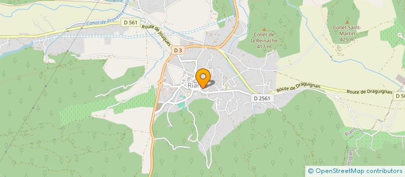 localisation de l'entreprise SCI SAD à VINON-SUR-VERDON