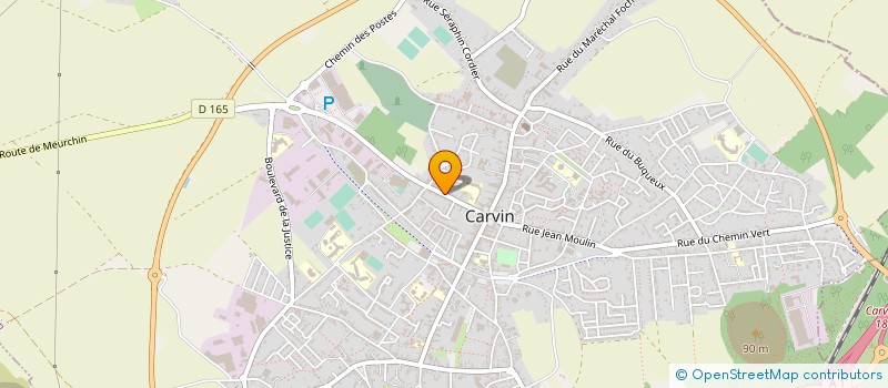 localisation de l'entreprise SCI SAD  CARVIN