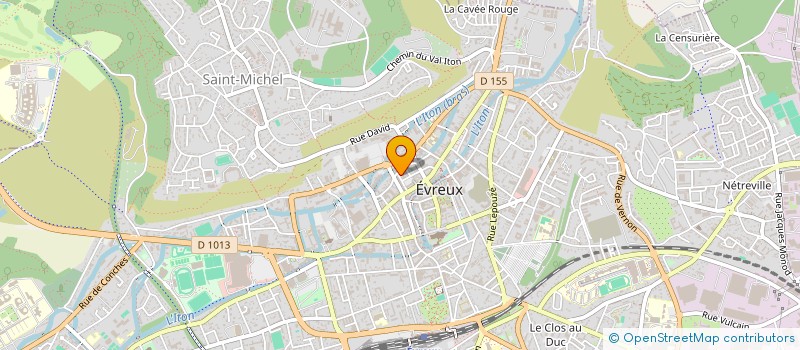 localisation de l'entreprise SCI SAD  EVREUX