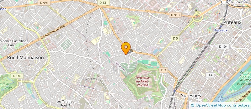 localisation de l'entreprise SCI SAD HILL  NANTERRE