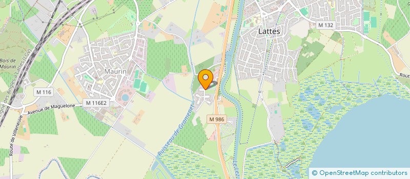 localisation de l'entreprise SCI SADALAY à LATTES