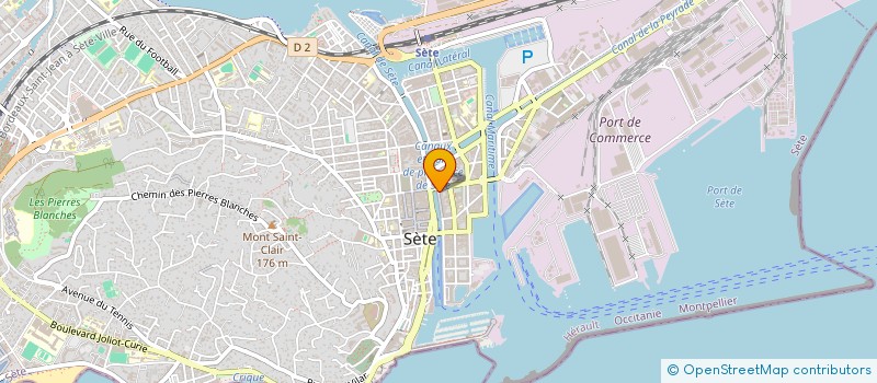 localisation de l'entreprise SCI SADDE  SETE