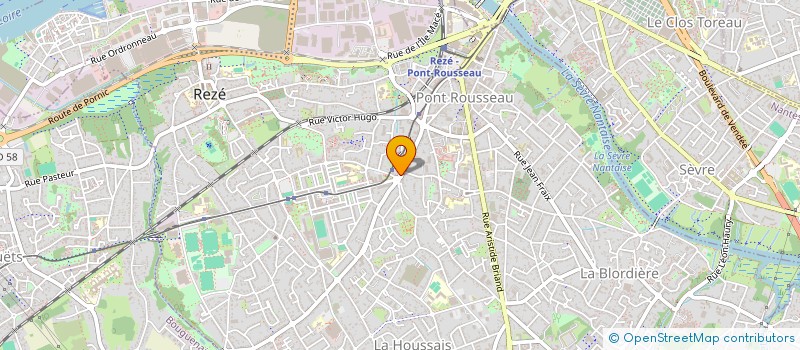 localisation de l'entreprise SCI SADDIER PLUS PLUS  REZE