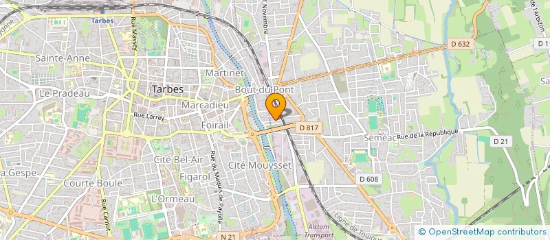 localisation de l'entreprise SCI SADDOUK  SEMEAC