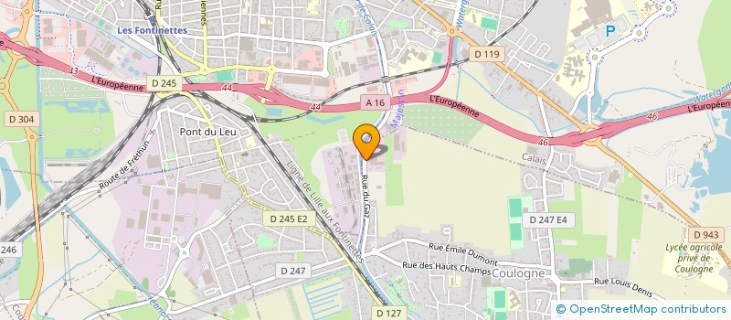 localisation de l'entreprise SCI SADE IMMOBILIER  COULOGNE