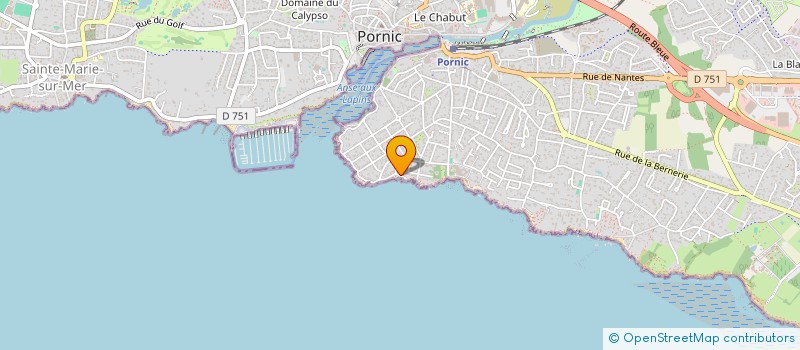 localisation de l'entreprise SCI SADELER  PORNIC