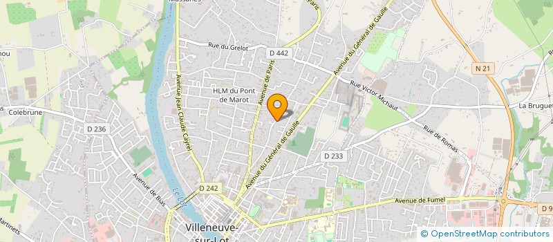 localisation de l'entreprise SCI SADET  VILLENEUVE-SUR-LOT