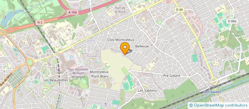 localisation de l'entreprise SCI SADHAR IMMO à SEVRAN
