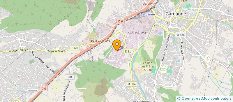 localisation de l'entreprise SCI SADI à GARDANNE