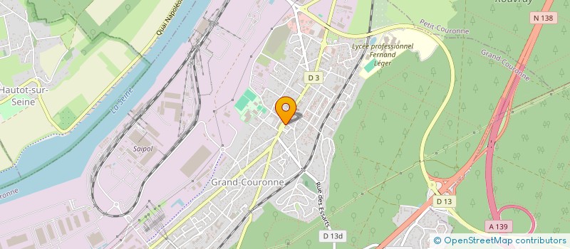 localisation de l'entreprise SCI SADI CARNOT  GRAND-COURONNE