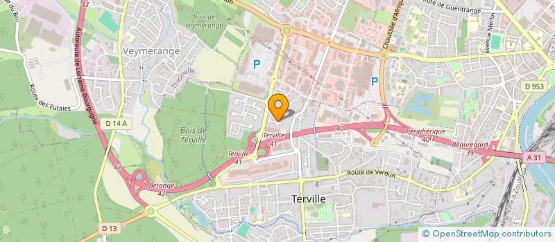 localisation de l'entreprise SCI SADIA  TERVILLE