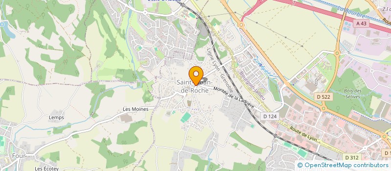 localisation de l'entreprise SCI SADIA  L'ISLE-D'ABEAU