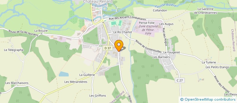 localisation de l'entreprise SCI SADIM à CHATEAU-RENARD