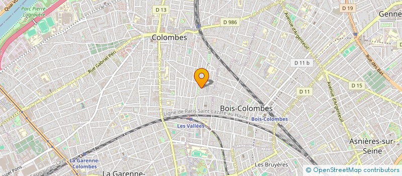 localisation de l'entreprise SCI SADJEM à COLOMBES