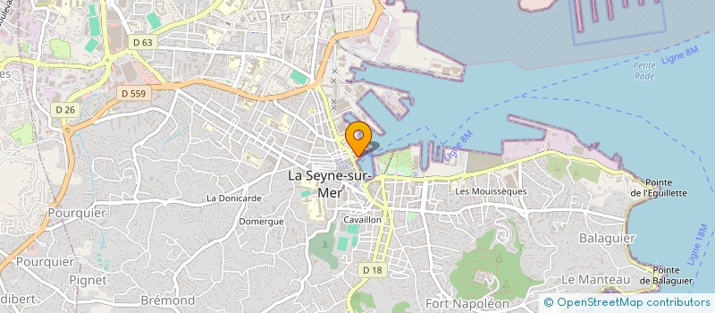 localisation de l'entreprise SCI SADJIA à LA SEYNE SUR MER