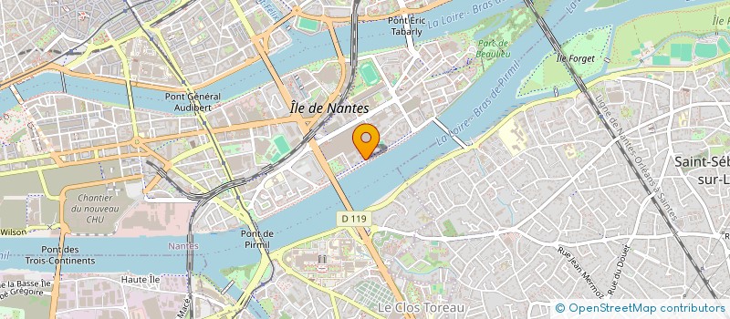 localisation de l'entreprise SCI SADOC à NANTES
