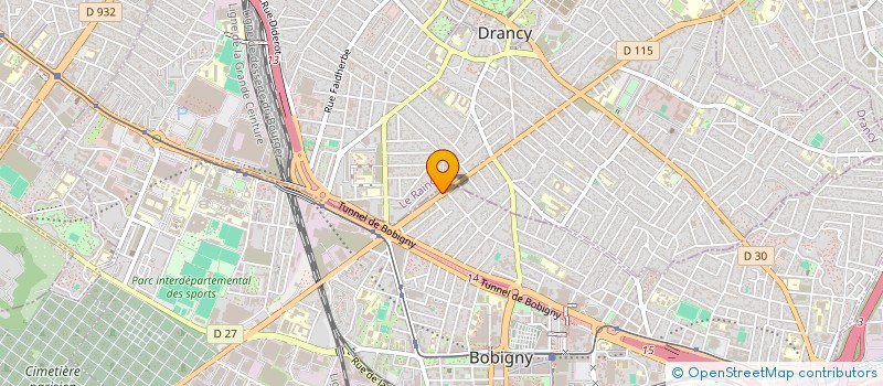 localisation de l'entreprise SCI SADR  BOBIGNY